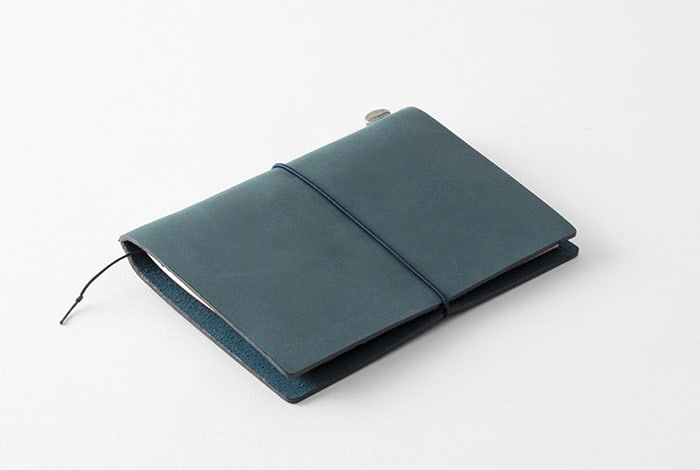 Traveler's Notebook - Passport Size - Blue Leather - Smidapaper Ikigai Shop