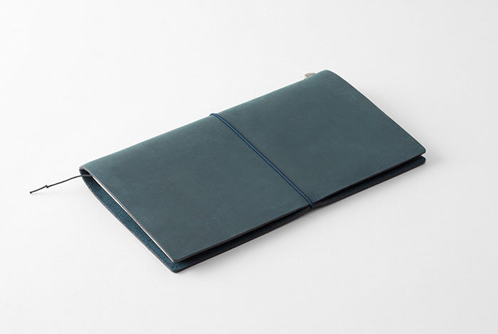 Traveler's Notebook - Regular Size - Blue Leather - Smidapaper Ikigai Shop