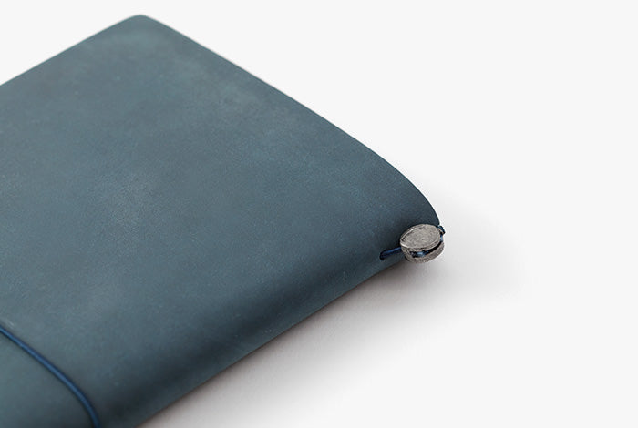 Traveler's Notebook - Regular Size - Blue Leather - Smidapaper Ikigai Shop