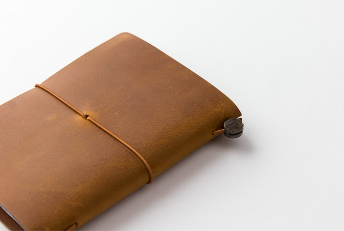 Traveler's Notebook - Passport Size - Camel Leather - Smidapaper Ikigai Shop