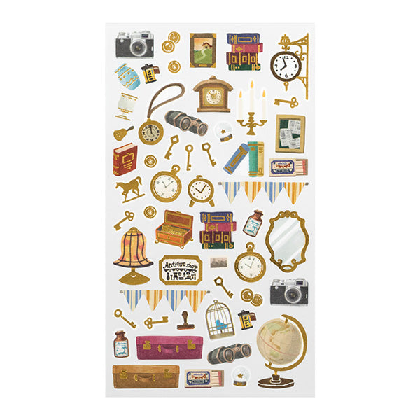 Midori Marche Stickers | Antique - Smidapaper Ikigai Shop