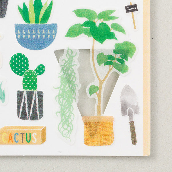 Midori Marche Stickers | Cactus - Smidapaper Ikigai Shop