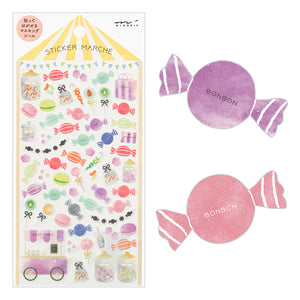 Midori Marche Stickers | Candy - Smidapaper Ikigai Shop