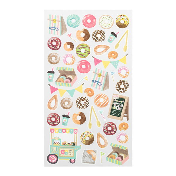 Midori Marche Stickers | Donuts - Smidapaper Ikigai Shop