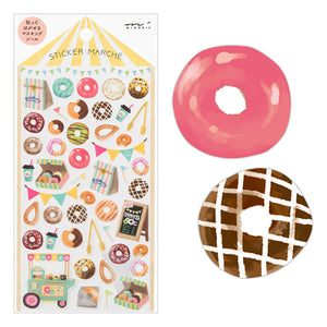 Midori Marche Stickers | Donuts - Smidapaper Ikigai Shop