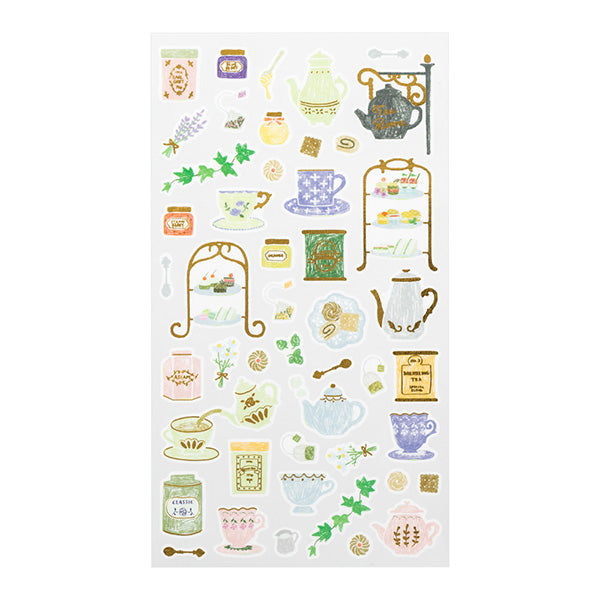 Midori Marche Stickers | Tea - Smidapaper Ikigai Shop