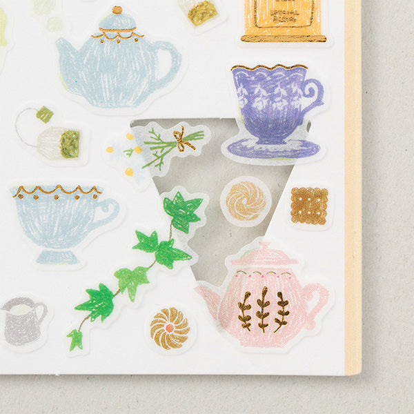 Midori Marche Stickers | Tea - Smidapaper Ikigai Shop