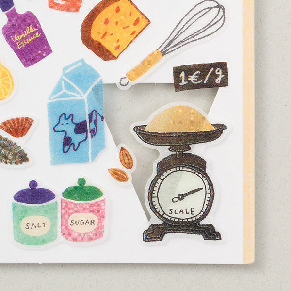 Midori Marche Stickers | Tools for Baking - Smidapaper Ikigai Shop