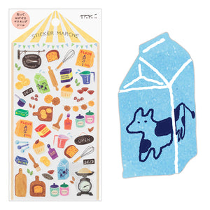 Midori Marche Stickers | Tools for Baking - Smidapaper Ikigai Shop