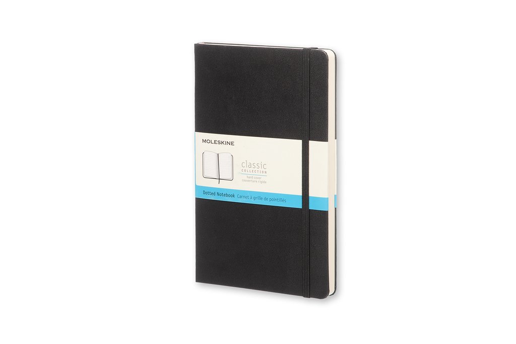 Moleskine - Classic Dotted A5 Hard Cover - Black - Smidapaper Ikigai Shop