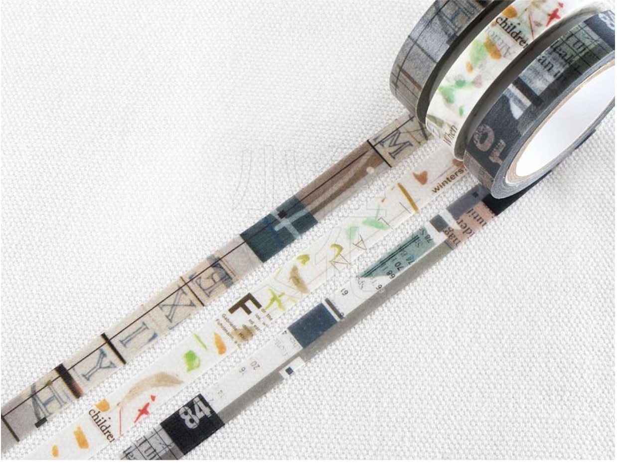 Chamil Garden Season Colour Washi Tape- Mushikuri (MTW-CH283) - Smidapaper Ikigai Shop