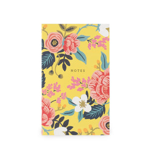 Rifle Paper Co. Everyday Pocket Notepad Birch Floral Small Notepad With Pocket - Smidapaper Ikigai Shop