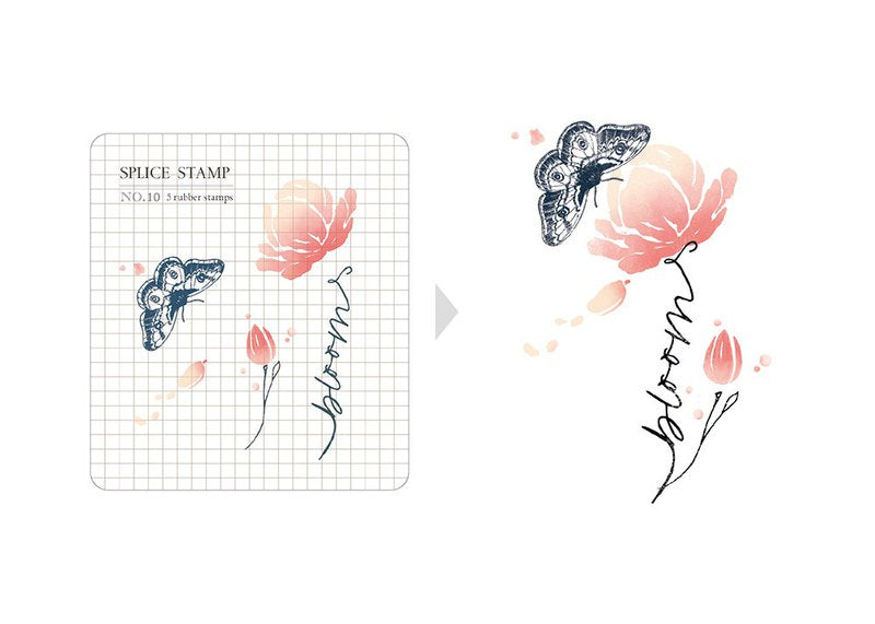 MU Lifestyle Splice Stamp | No. 10 - Smidapaper Ikigai Shop