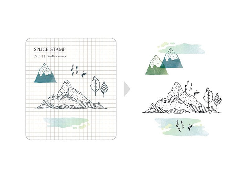 MU Lifestyle Splice Stamp | No. 11 - Smidapaper Ikigai Shop