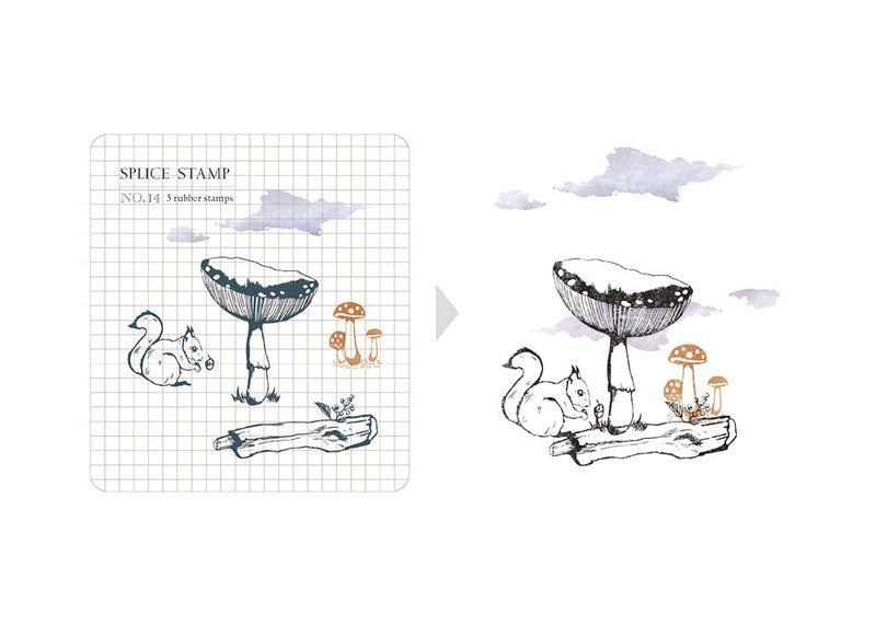 MU Lifestyle Splice Stamp | No. 14 - Smidapaper Ikigai Shop