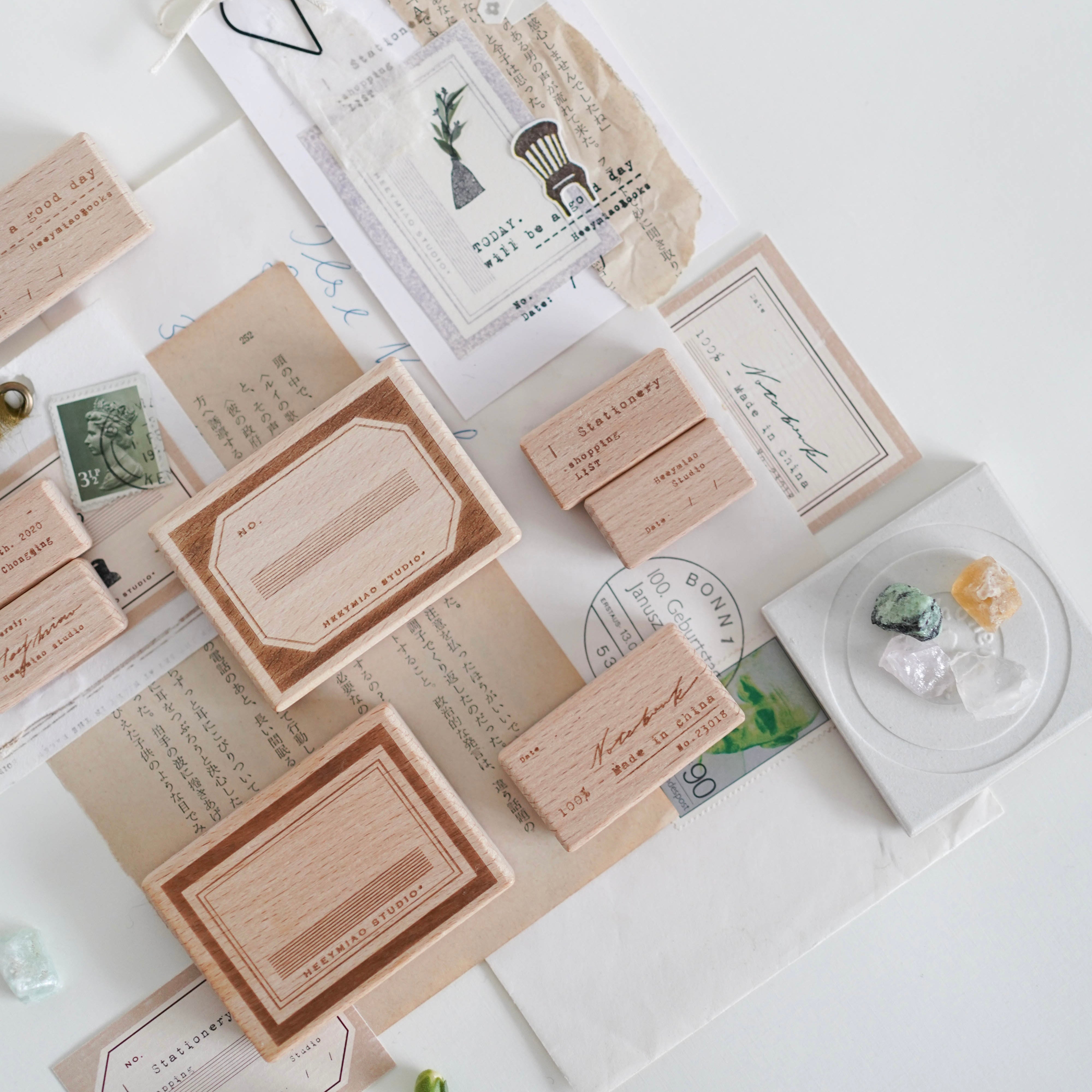 Heeymiao Frame Rubber Stamps (4 designs)