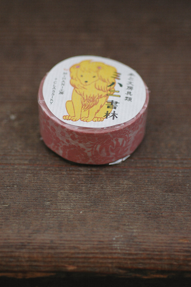 Classiky x Mihani: Among Festoons Pink Washi Tape (20mm x 10m) - Smidapaper Ikigai Shop