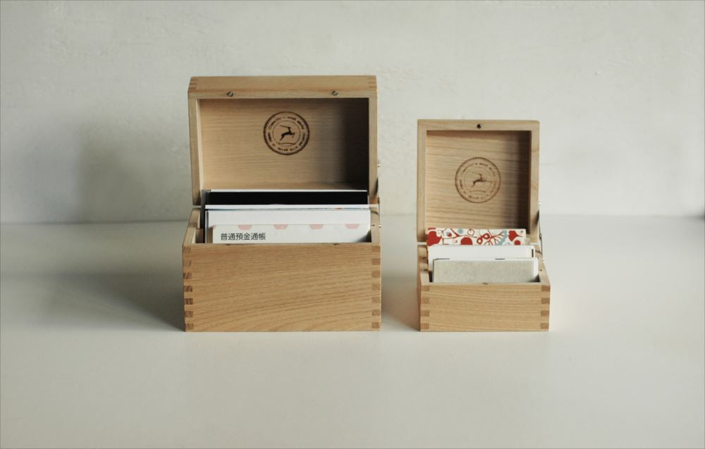 Chestnut Card Box - Smidapaper Ikigai Shop