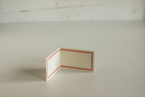 Folded Memo Card (Red) - Smidapaper Ikigai Shop