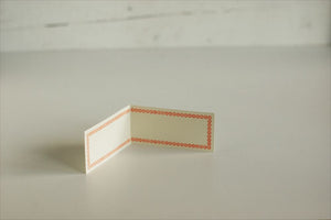 Folded Memo Card (Orange) - Smidapaper Ikigai Shop