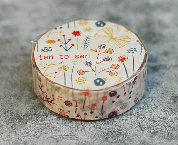 Classiky Shigemi Pink Washi Tape (15mm x 10m) - Smidapaper Ikigai Shop