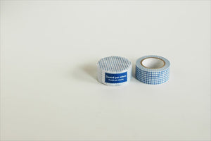 Classiky x mitsou Washi Tape (Check / Blue) - Smidapaper Ikigai Shop