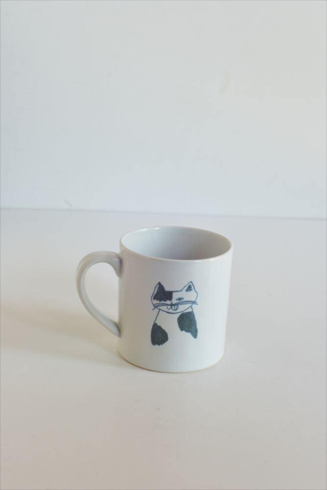 Classiky Toranekobonbon Mug: Tabby Cat (Large) - Smidapaper Ikigai Shop