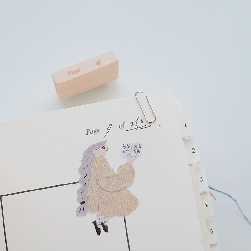 PC 9pt Tiny Text Rubber Stamps (18 types) - Smidapaper Ikigai Shop