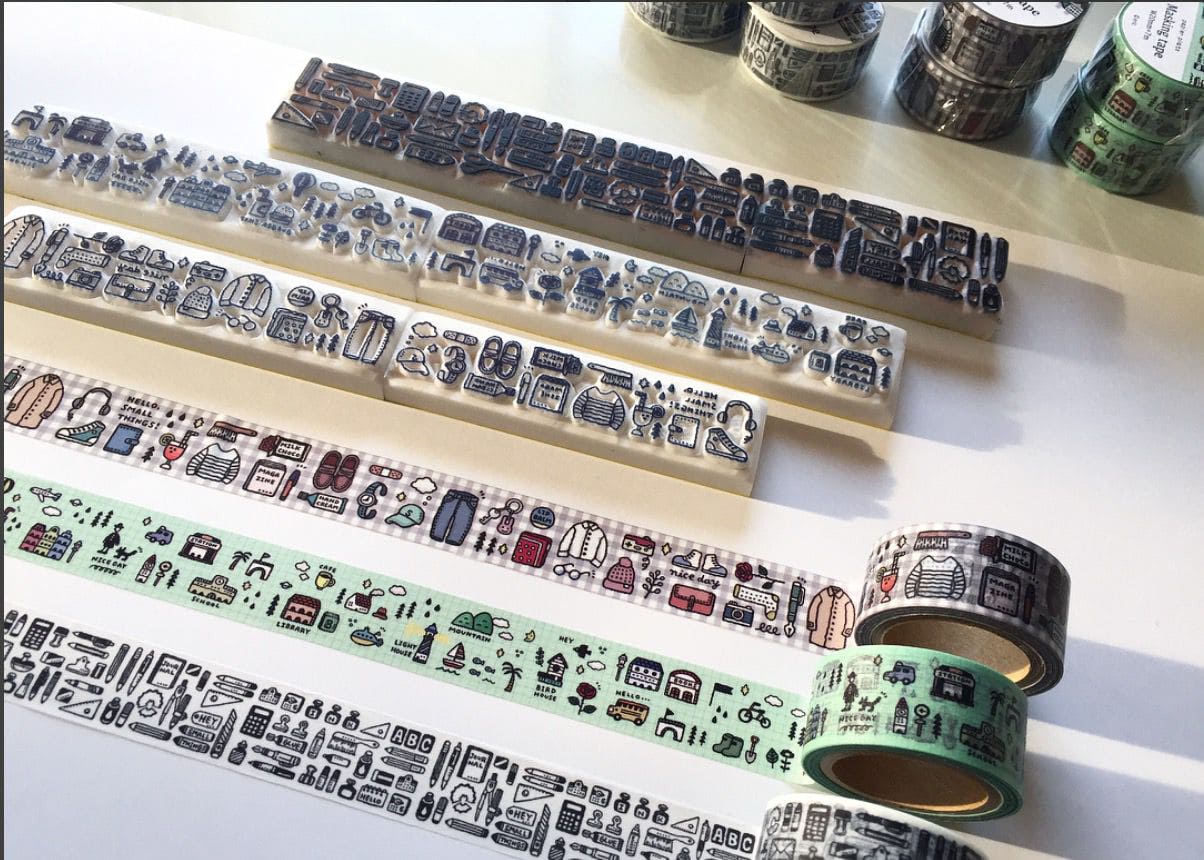 Papier Platz x Eric Series Masking Tape - Stationery - Smidapaper Ikigai Shop