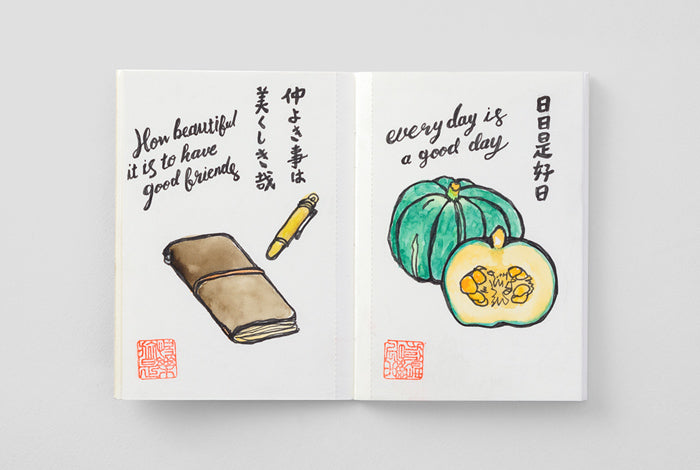 Traveler's Notebook Refill - Passport Size - 015 Watercolor Paper - Smidapaper Ikigai Shop