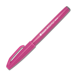 Pentel - Fude Touch Brush Pen - Pink - Smidapaper Ikigai Shop