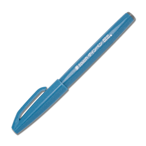 Pentel - Fude Touch Brush Pen - Sky Blue - Smidapaper Ikigai Shop