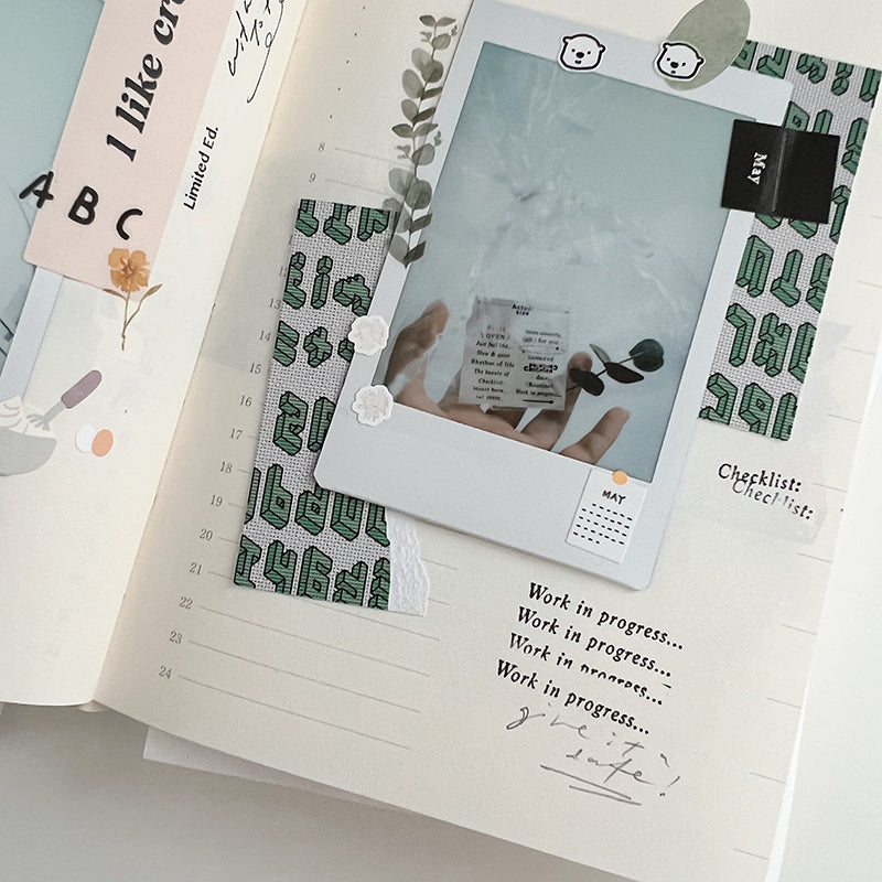 PC 9pt. (2) Tiny Text Rubber Stamps (18 types)