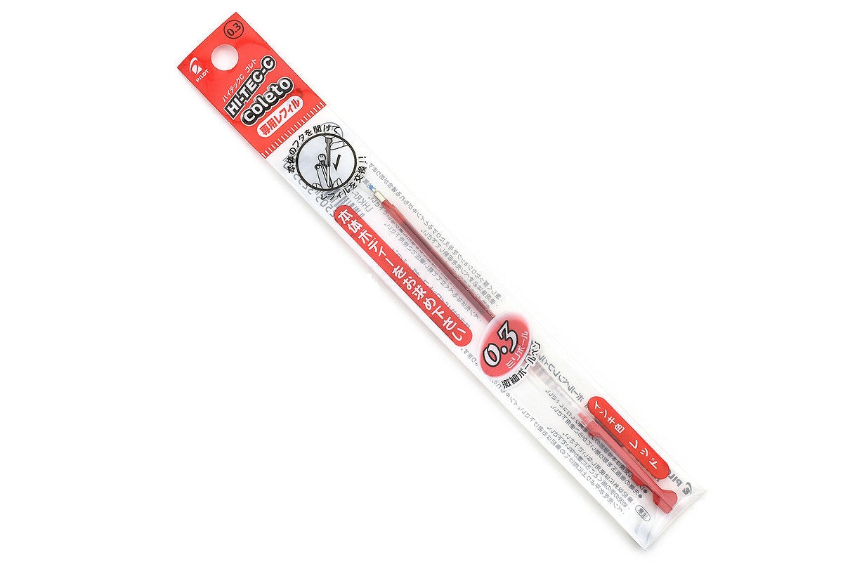 Pilot Hi-Tec-C Colecto 0.3mm Refill - Smidapaper Ikigai Shop