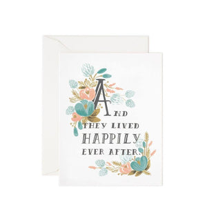 RIFLE PAPER Co. - Happily Ever After Card - Smidapaper Ikigai Shop