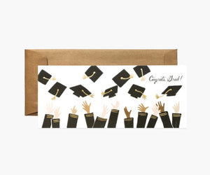 RIFLE PAPER Co. - Congrats Grad! No. 10 Card - Smidapaper Ikigai Shop