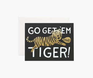 RIFLE PAPER Co. - Go Get 'Em Tiger Card - Smidapaper Ikigai Shop