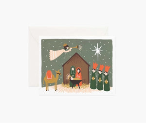 RIFLE PAPER Co. - Nativity Christmas Card - Smidapaper Ikigai Shop