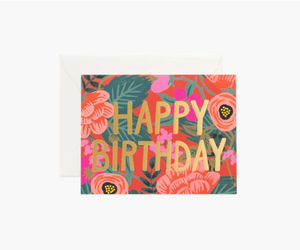 RIFLE PAPER Co. - Poppy Birthday Card - Smidapaper Ikigai Shop