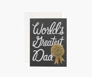 RIFLE PAPER Co. - World's Greatest Dad Card - Smidapaper Ikigai Shop