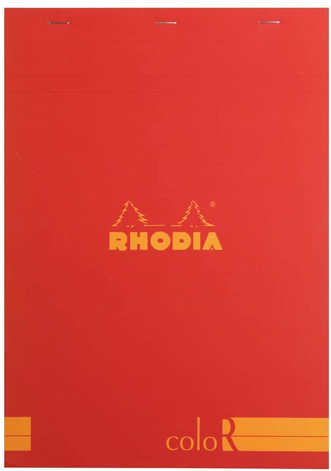 Rhodia - No. 18 Top Staplebound Premium Lined Notepad Poppy - Smidapaper Ikigai Shop