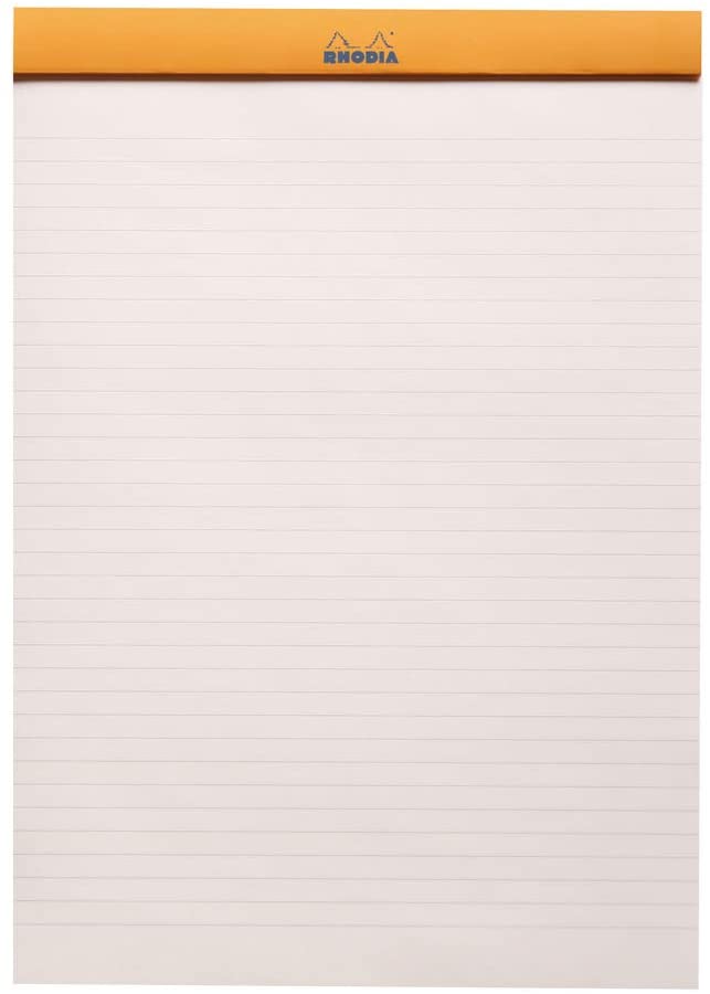 Rhodia - No. 18 Top Staplebound Premium Lined Notepad Poppy - Smidapaper Ikigai Shop
