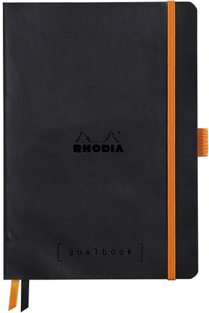 Rhodia - Goalbook Soft Cover Dot Grid A5 - Black - Smidapaper Ikigai Shop