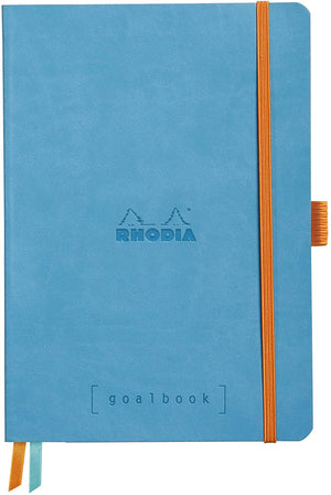 Rhodia - Goalbook Soft Cover Dot Grid A5 - Turquoise - Smidapaper Ikigai Shop