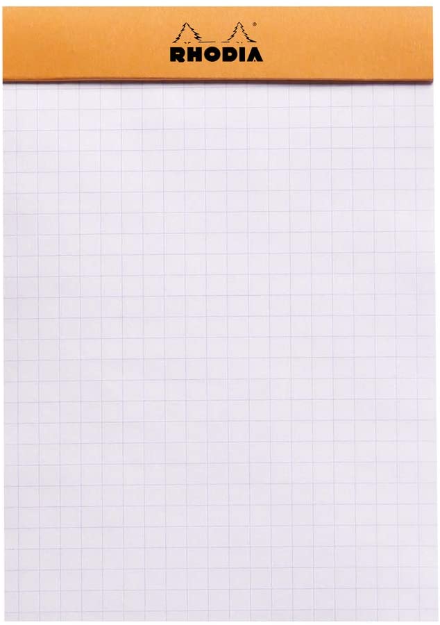 Rhodia - No. 13 Staplebound Graph Pad - Orange - Smidapaper Ikigai Shop