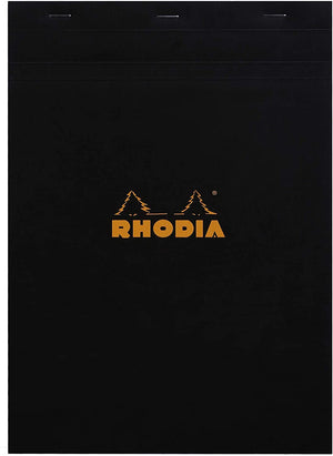 Rhodia - No. 18 Staplebound Graph Pad - Black - Smidapaper Ikigai Shop