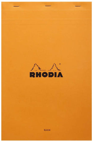 Rhodia - No. 19 Staplebound Blank Pad - Orange - Smidapaper Ikigai Shop