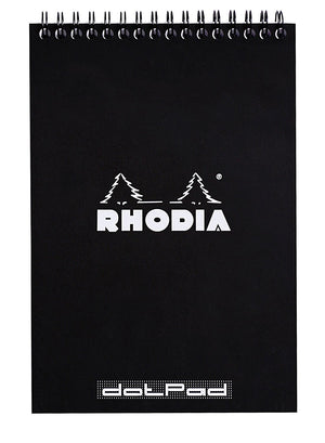 Rhodia - No 16. Wirebound Dot Black - Smidapaper Ikigai Shop