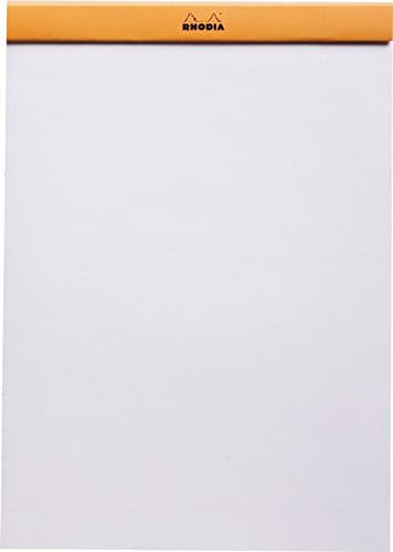 Rhodia - No 18 Top Staplebound Plain Orange - Smidapaper Ikigai Shop