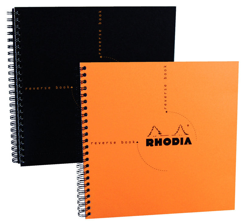 Rhodia - Reverse book Grid Black - Smidapaper Ikigai Shop